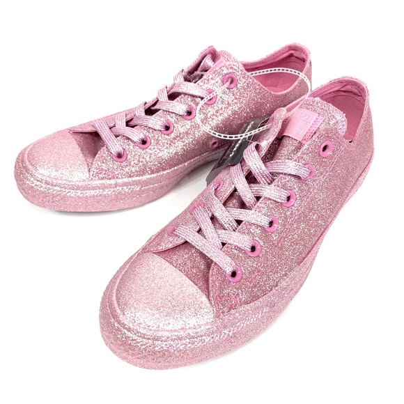 pink glitter chuck taylors